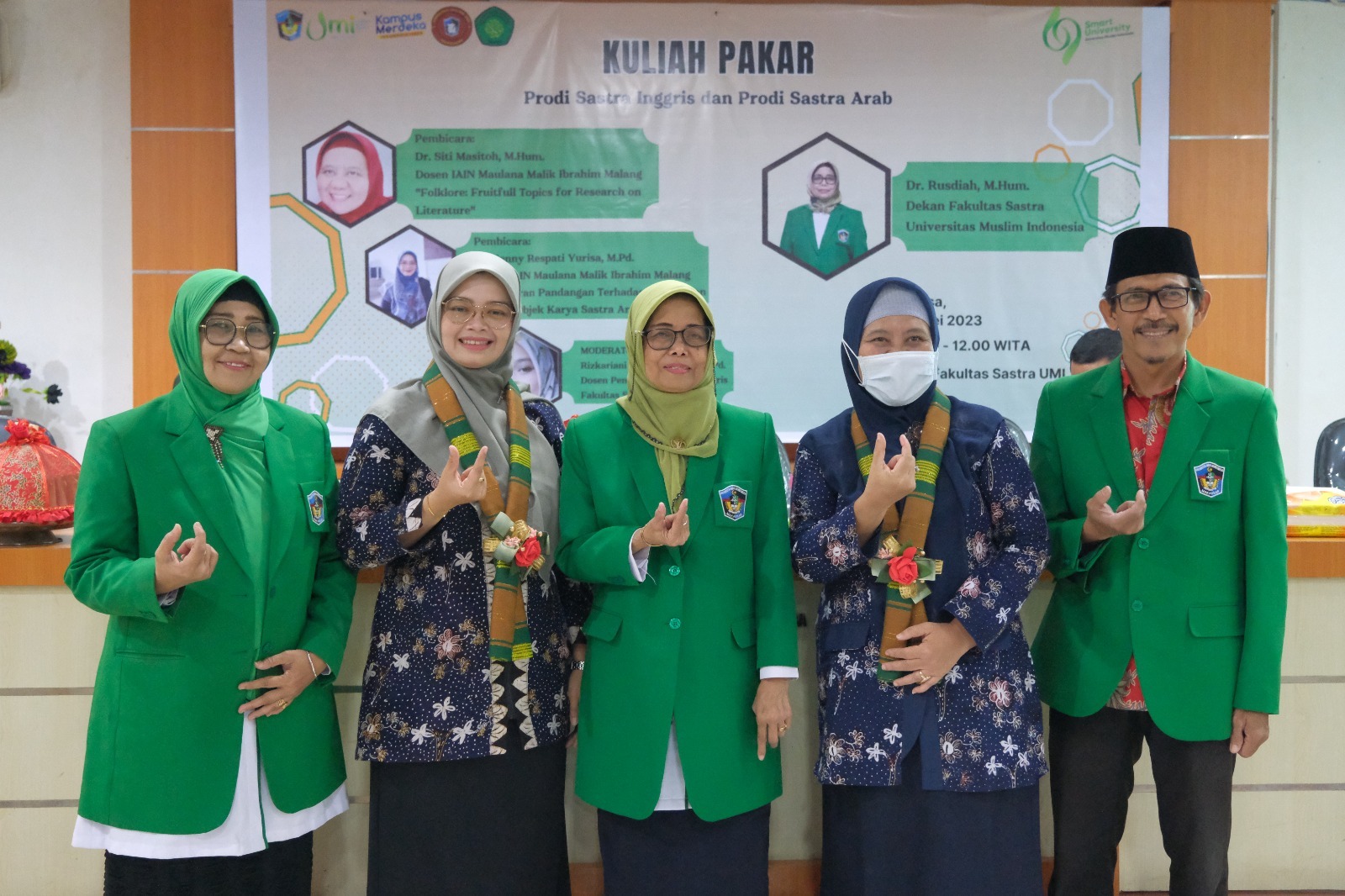 Fakultas Sastra UMI Makassar Gelar Kuliah Pakar dari UIN Maulana Malik Ibrahim Malang